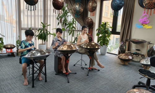 Khóa học Handpan 4 buổi kèm việc cho mượn trống và sử dụng giáo trình của Malter Marten