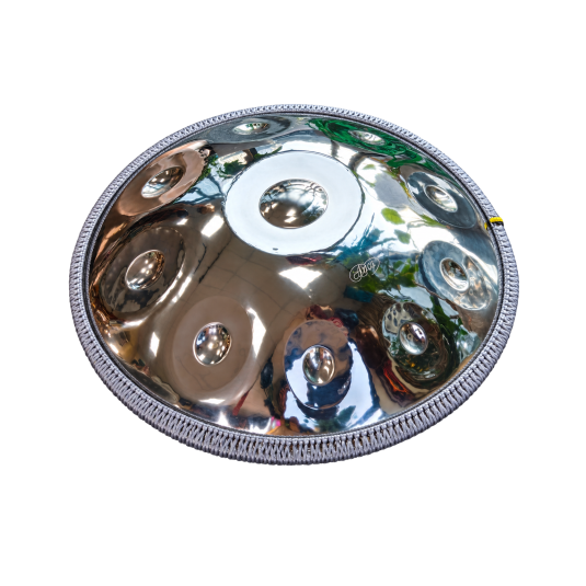 Handpan 10  Nốt Gương Bạc