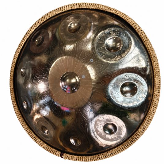 Hand Pan 10 Nốt Thép Ember Mandala