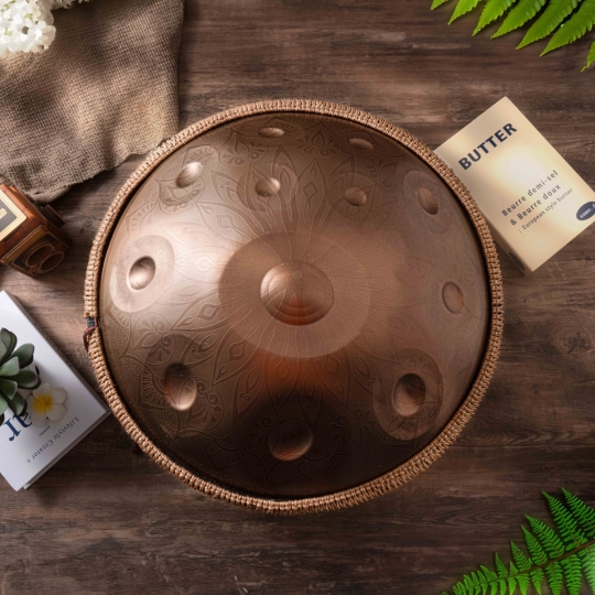 Hand Pan 14 Nốt Thép Ember Mandala