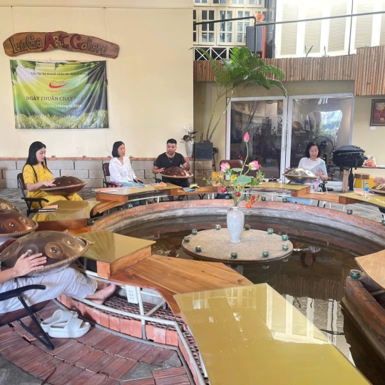 Khóa học Handpan 6 buổi kèm việc cho mượn trống và sử dụng giáo trình của Malter Marten