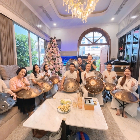 Khóa học Handpan 6 buổi kèm việc cho mượn trống và sử dụng giáo trình của Malter Marten
