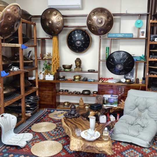Khóa học Handpan 4 buổi kèm việc cho mượn trống và sử dụng giáo trình của Malter Marten
