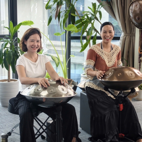 Khóa học Handpan 4 buổi kèm việc cho mượn trống và sử dụng giáo trình của Malter Marten
